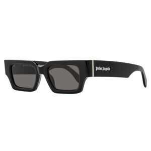 Palm Angels Hyde Rectangular Sunglasses PERI086 1007 Black 50mm